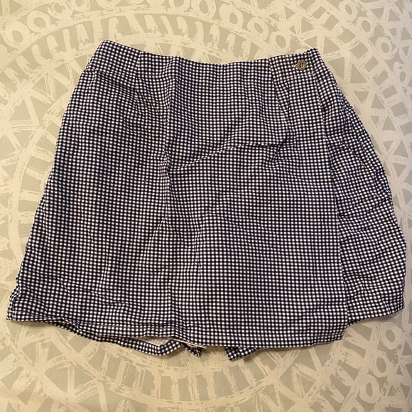Vintage gingham skort (size 10) - Picture 1 of 4